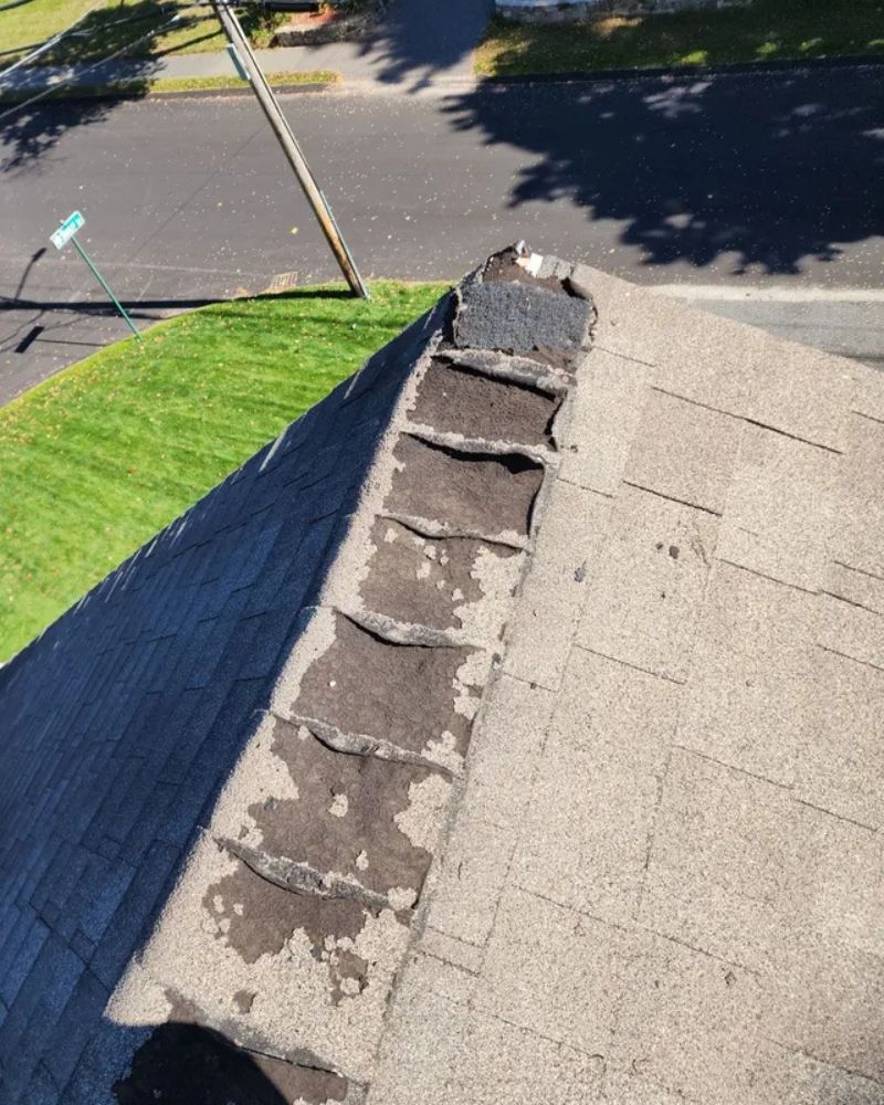 Damaged Roof Valleys