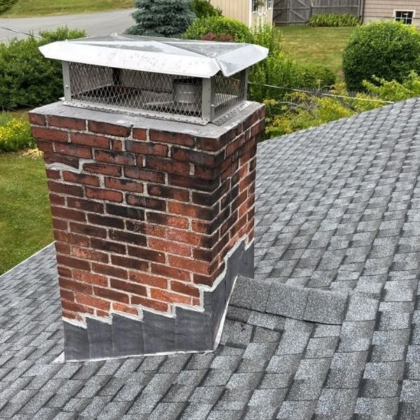 chimney with new flashing