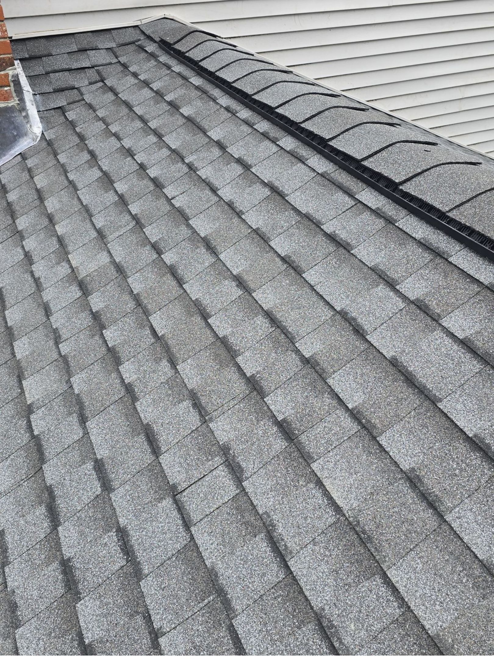new shingles and ridge vent