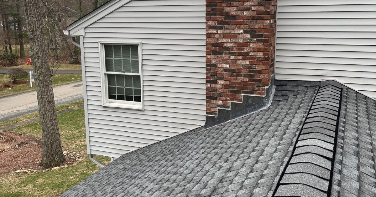 installed GAF pewter gray roof