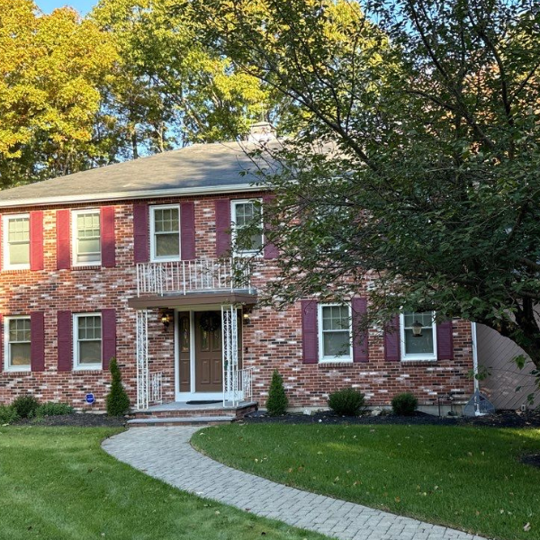 house with old shingles