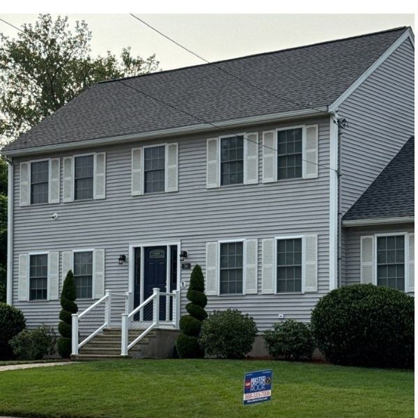 Home with new roof