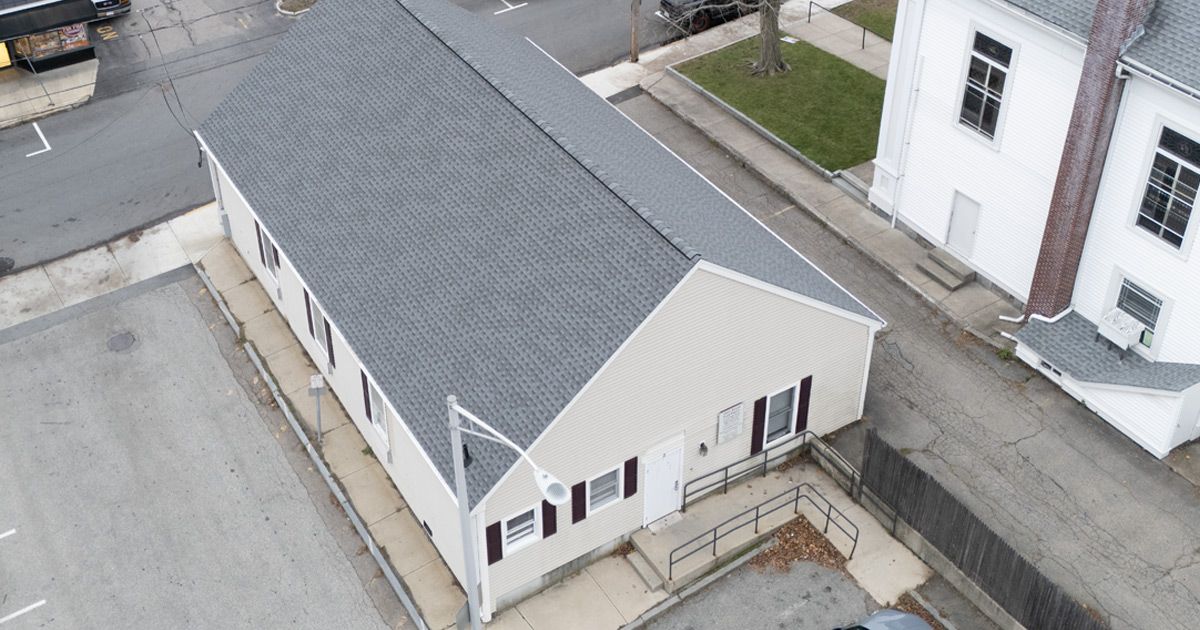 Milford food pantry GAF roof