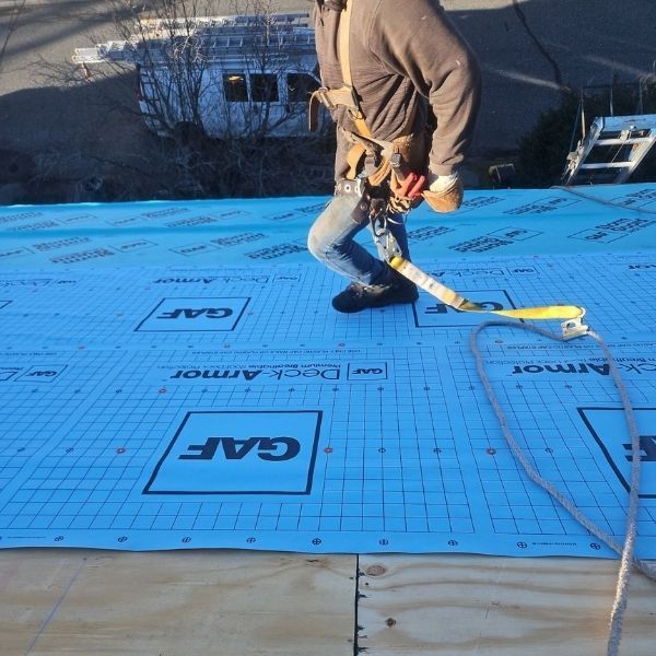 New GAF Underlayment on roof