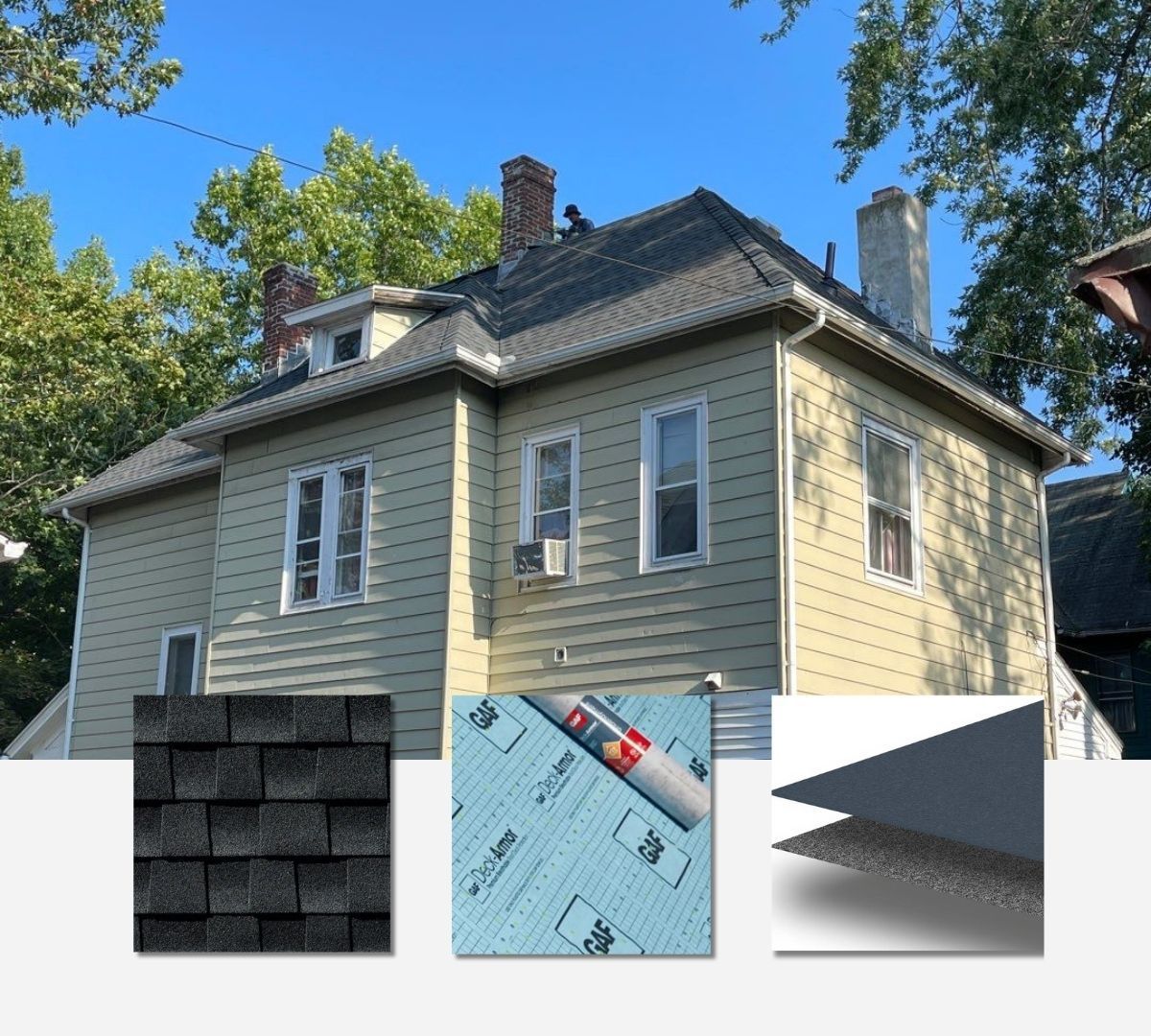 replaced roof by Master Roof