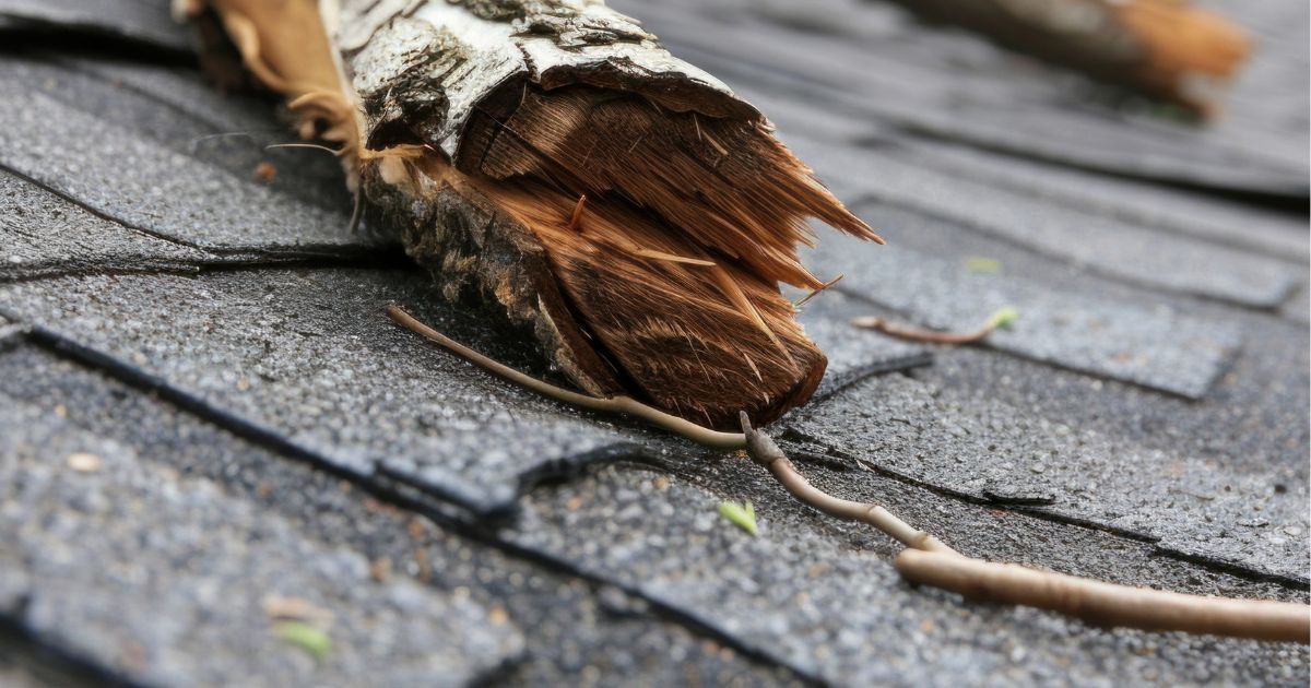roofer working on asphalt shingles