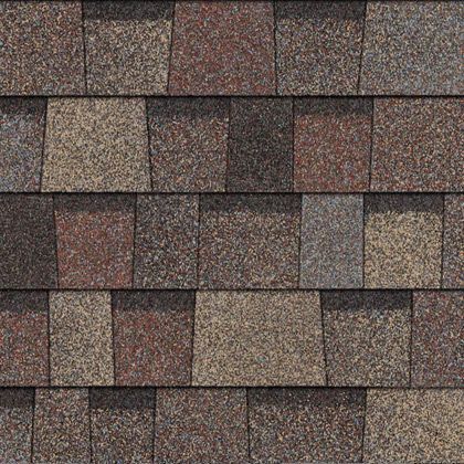 A close up of a row of shingles on a roof.