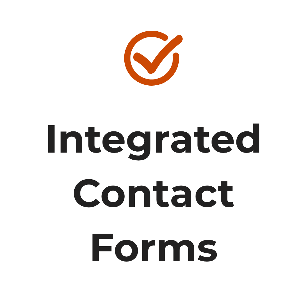 Integrated contact forms