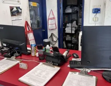 Our front desk area in Manassas, VA | Manassas Auto & Tire