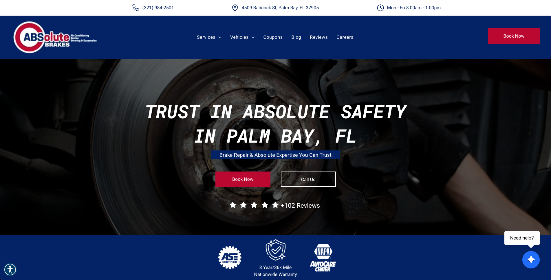 Auto Repair in Palm Bay, FL Absolute Brakes