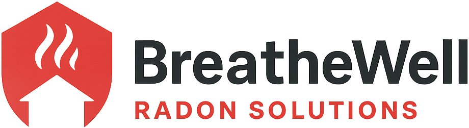 BreatheWell Radon Solutions logo. 