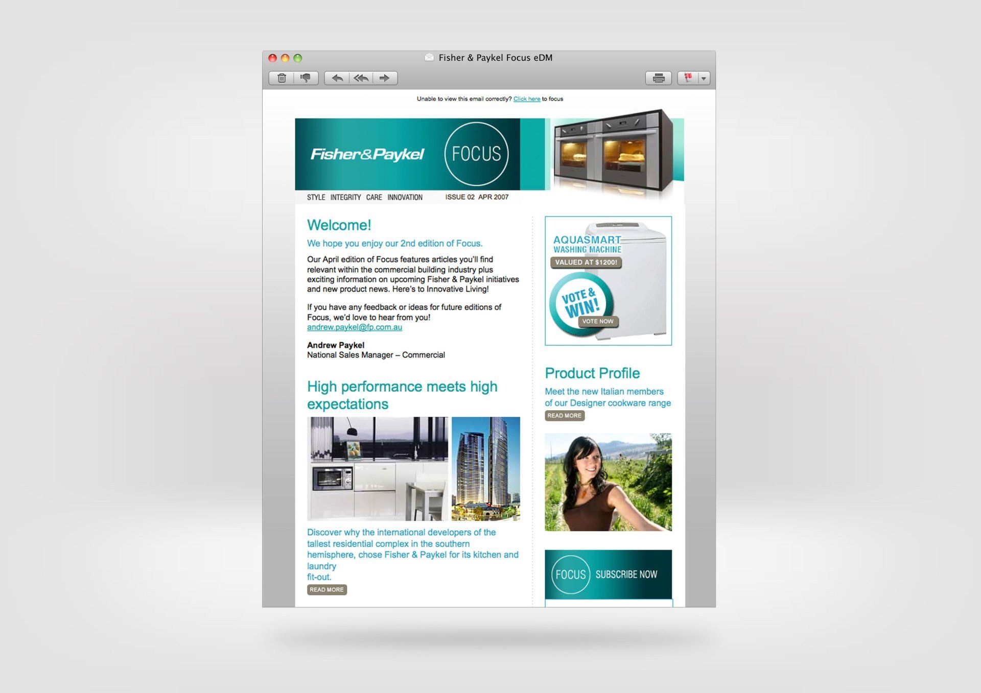 Fisher & Paykel eDMs