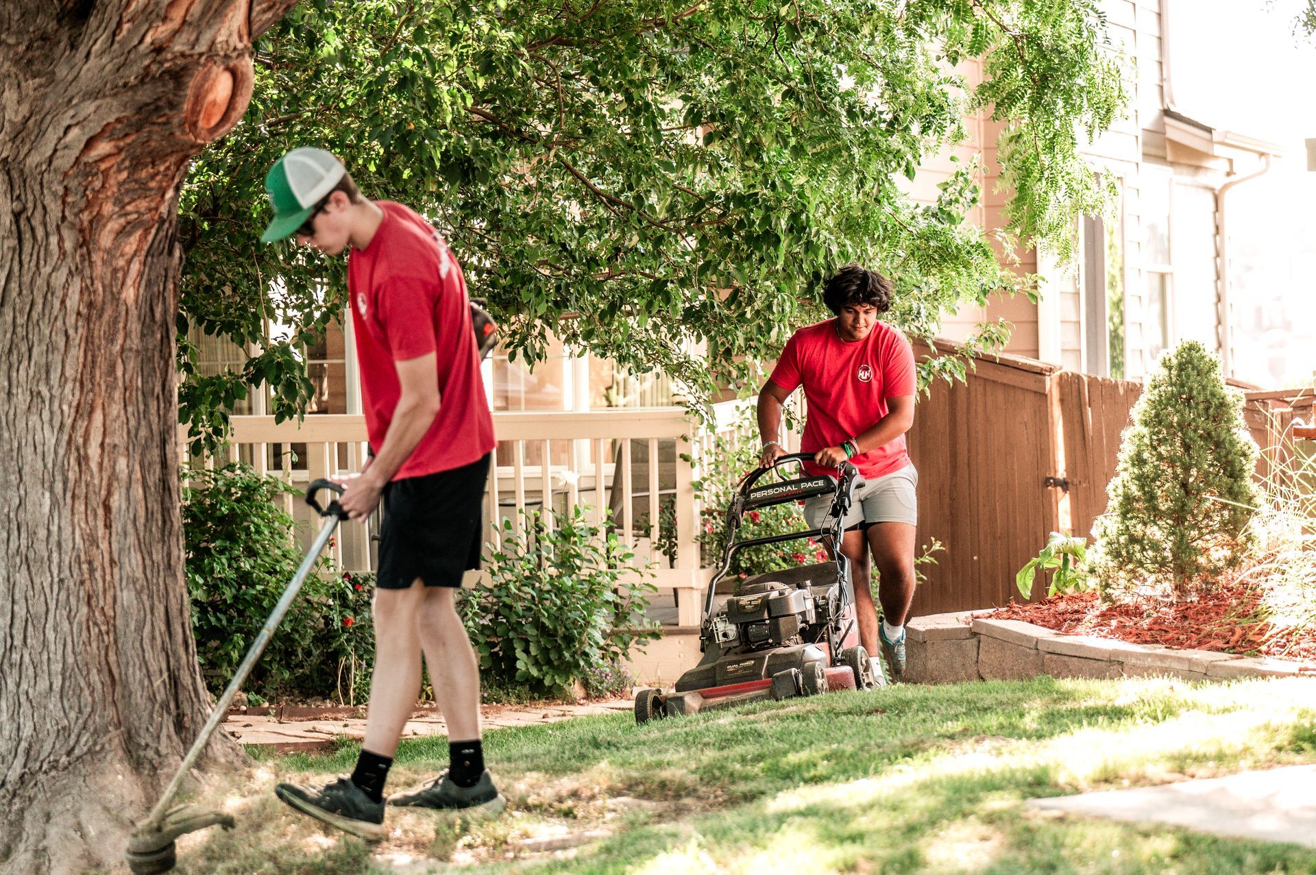 HomeTown Hero lawn care discount for veterans and first responders in Colorado