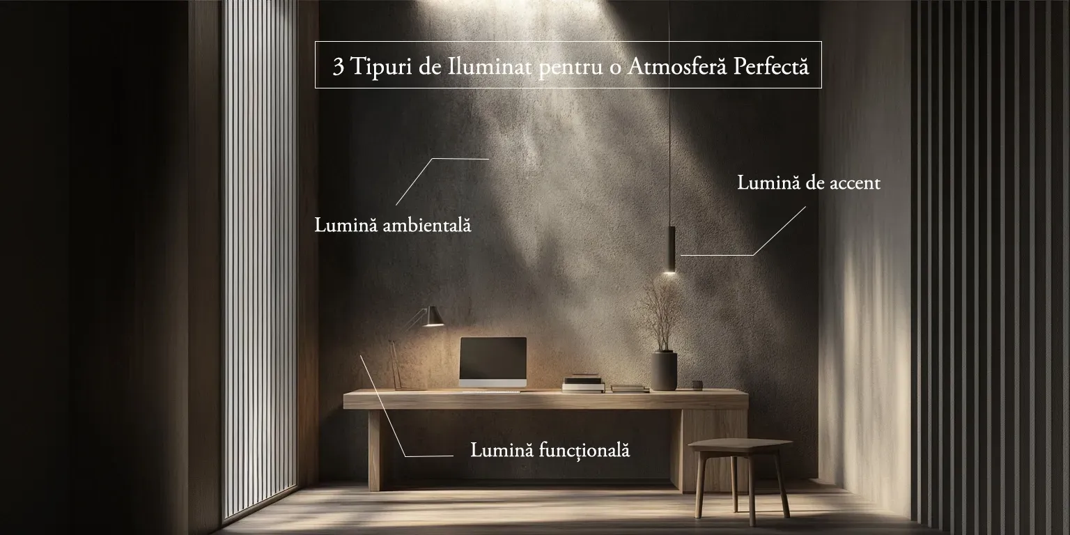 3 Tipuri de Iluminat pentru o Atmosferă Perfectă