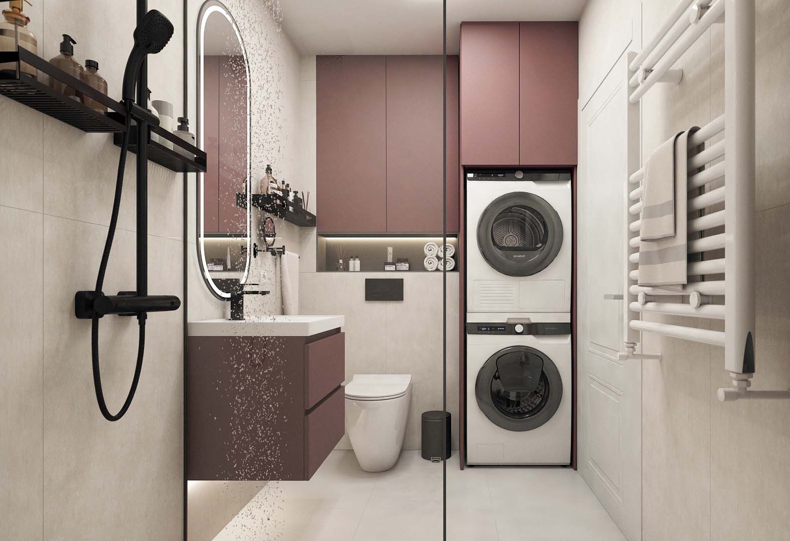 Contemporary Chic Chiajna baie design interior