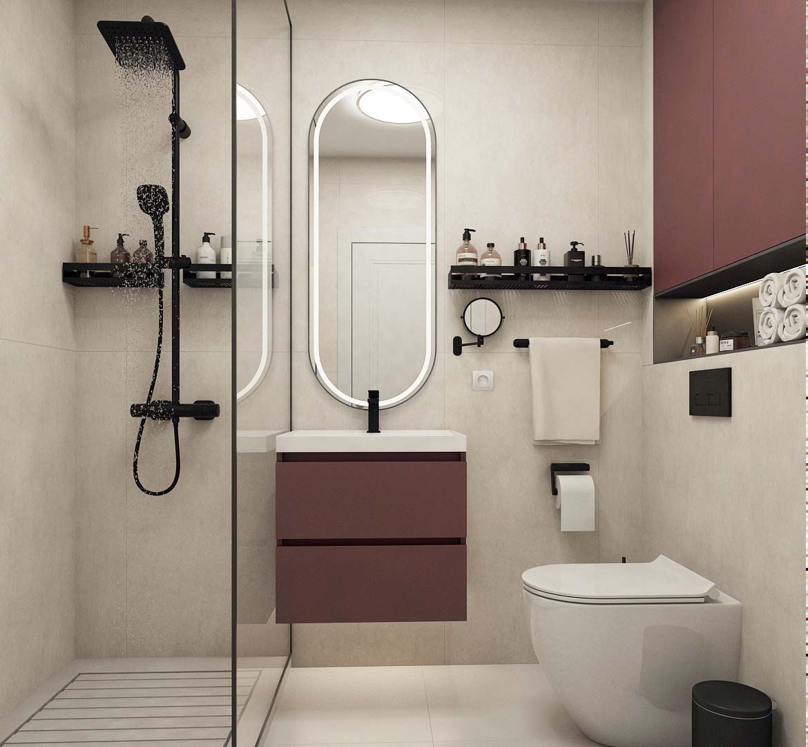 Contemporary Chic Chiajna baie