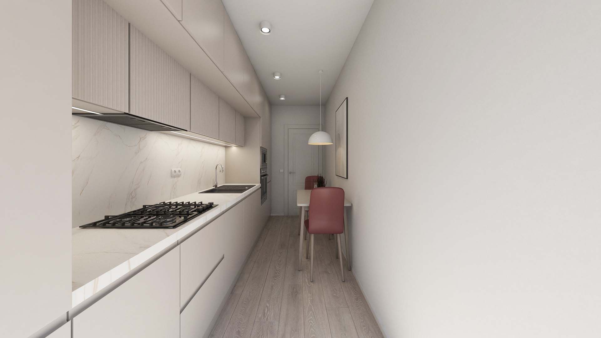 Contemporary Chic Chiajna Bucatarie pe comanda