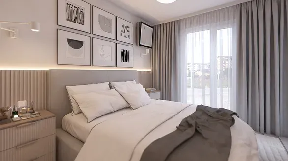 Dormitor matrimonial contemporan