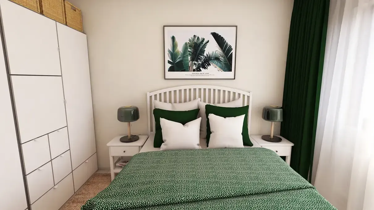 Dormitor matrimonial pat 160x200 cm Ikea.