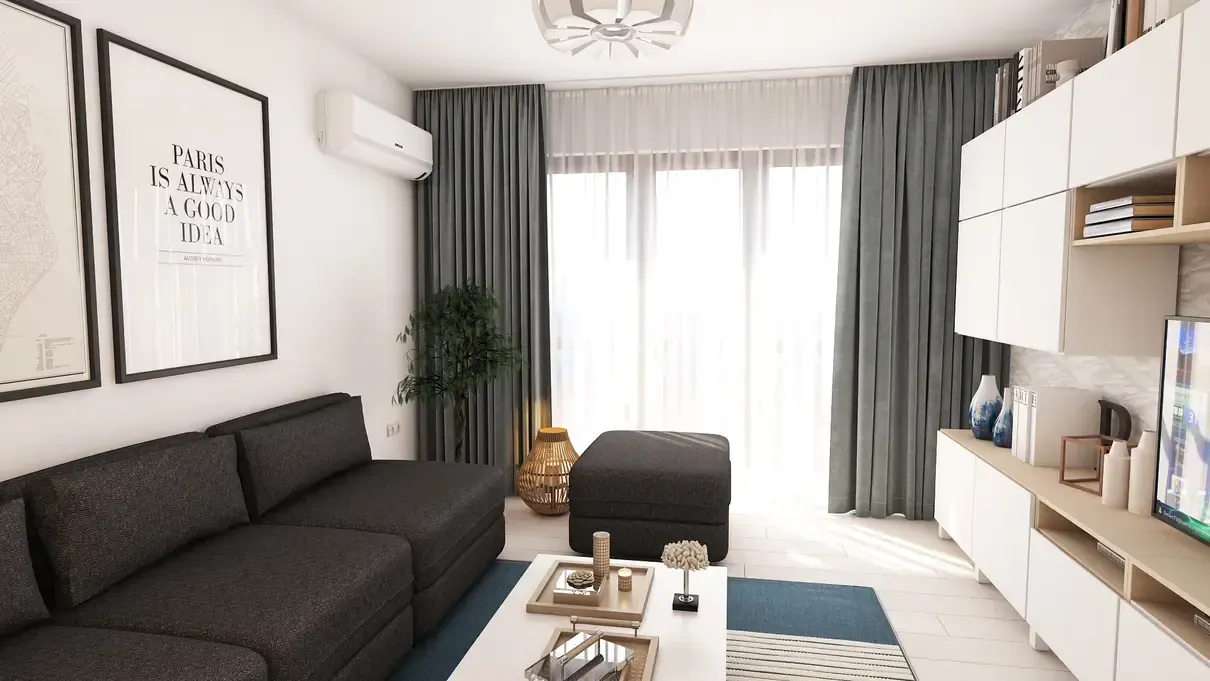 Amenajare interioara apartament 3 camere