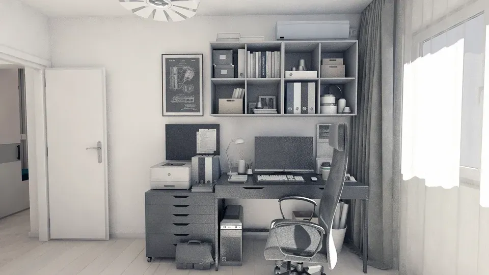 Amenajare interioară apartament birou Ikea.