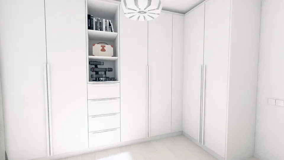 Amenajare interioară apartament dressing.