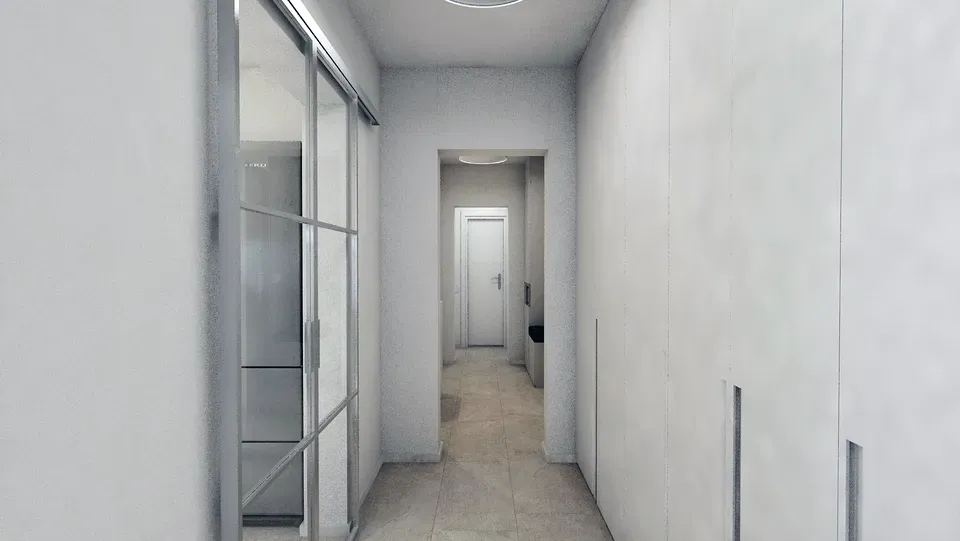 Hol amenajare interioara apartament.