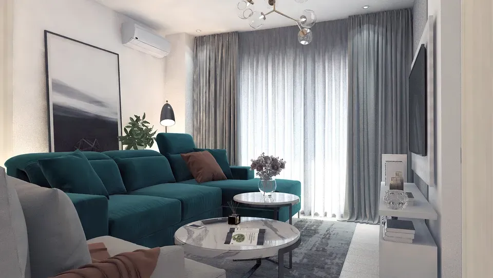 Amenajare living apartament 4 camere.