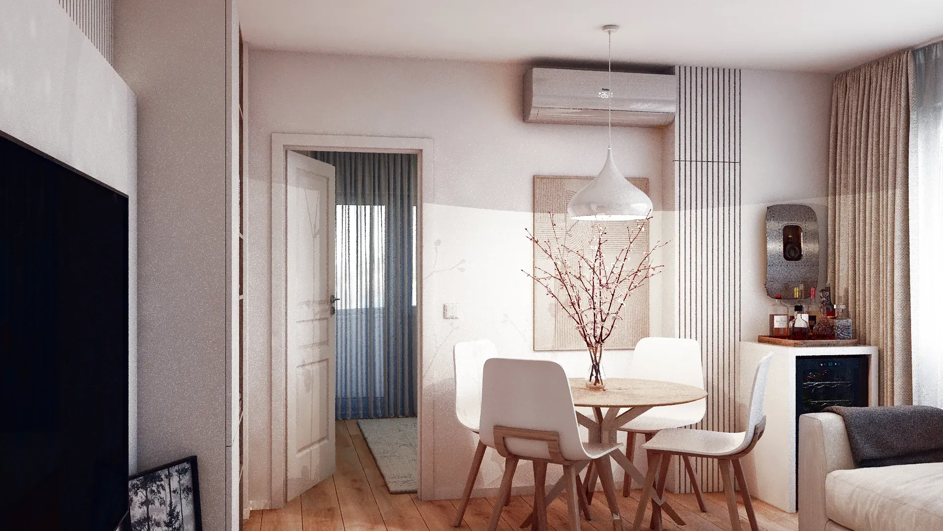 Dining scandinav modern