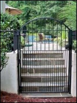 Custom Gate — Iron Garden Gate 3 in Greensboro, NC