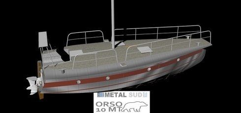 modello di una barca a vela