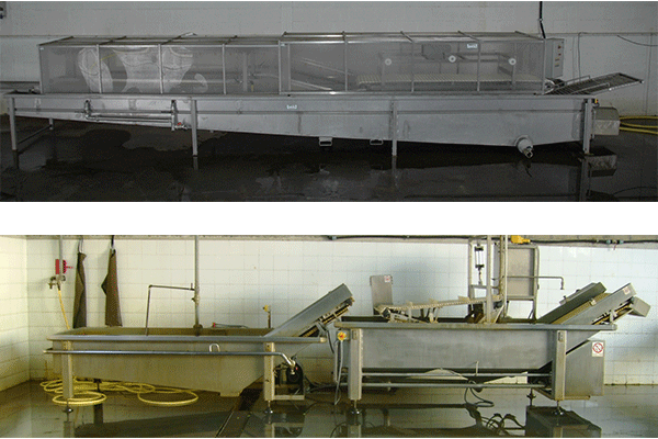 tunnel per catena industriale