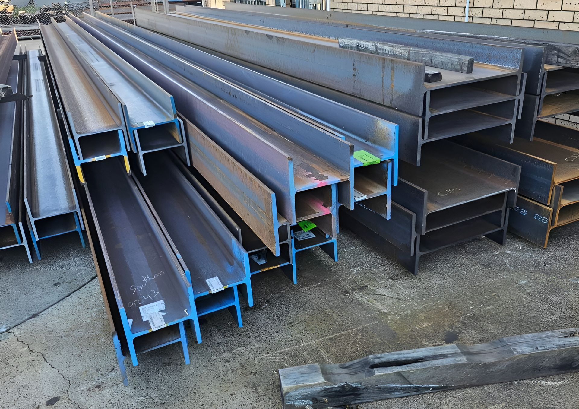 Bunch of Steel Beams — On The Spot Steel Fabrication in Caloundra West, QLD