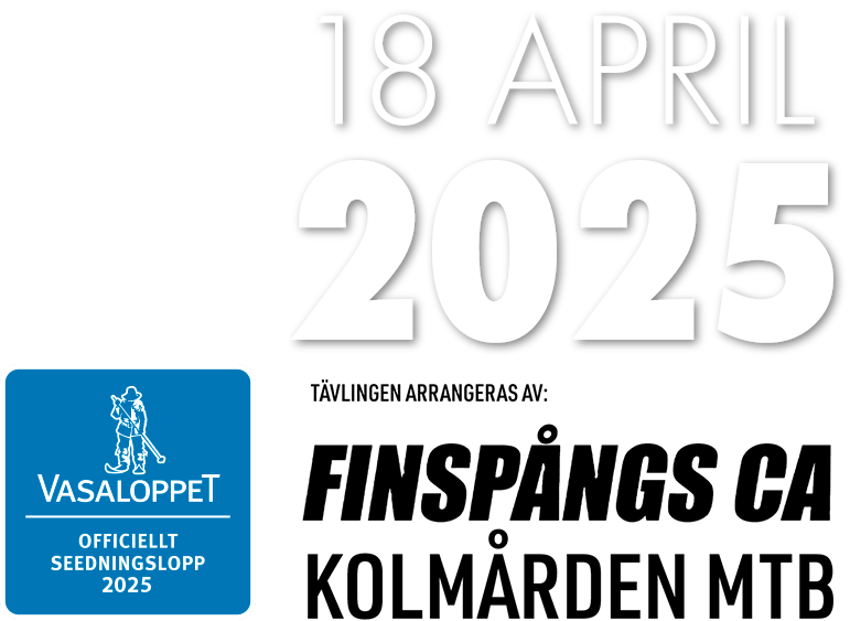 Kolmårdsbiken 18 April, 2025. Tävlingen arrangeras av Finspångs CA och Kolmården MTB. Vasaloppet - Officiellt seedningslopp 2025