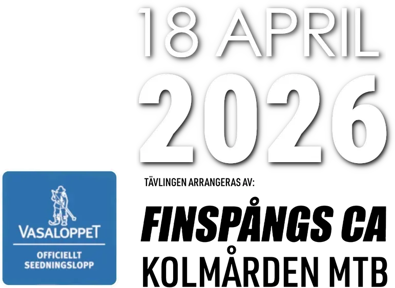 Kolmårdsbiken 18 April, 2025. Tävlingen arrangeras av Finspångs CA och Kolmården MTB. Vasaloppet - Officiellt seedningslopp 2025