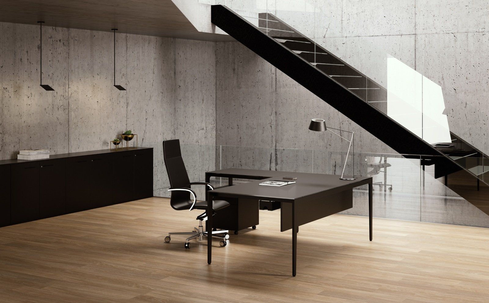 studio con arredamento su misura