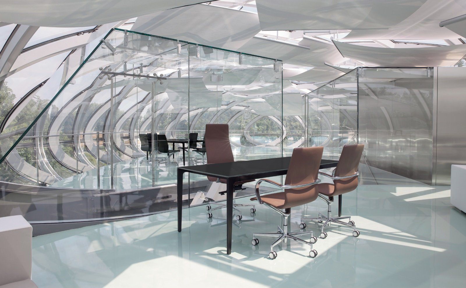 ufficio con arredo su misura