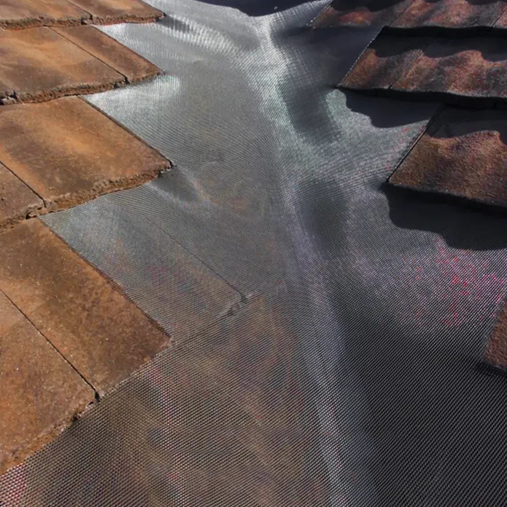 gutter mesh for tile roofing valley