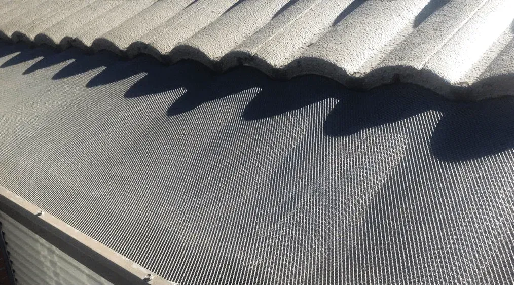 All-Flow Aluminium Gutter Guard Installed on Tiled Roof