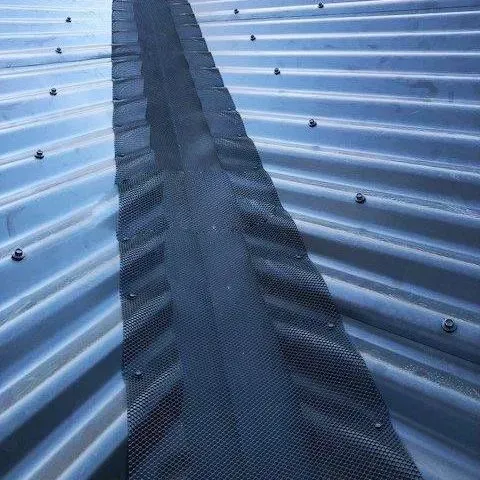 gutter guard for metal roof valley