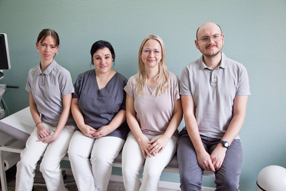 Das Praxisteam der Hausarztpraxis Dr. Juliane Heimer.