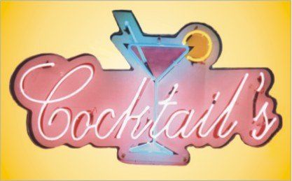 Illustrazione di un cocktail arancia