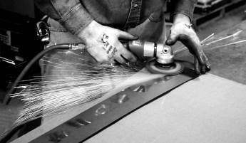 Grinder in Black and White — Denmark, WI — Professional Fabrications