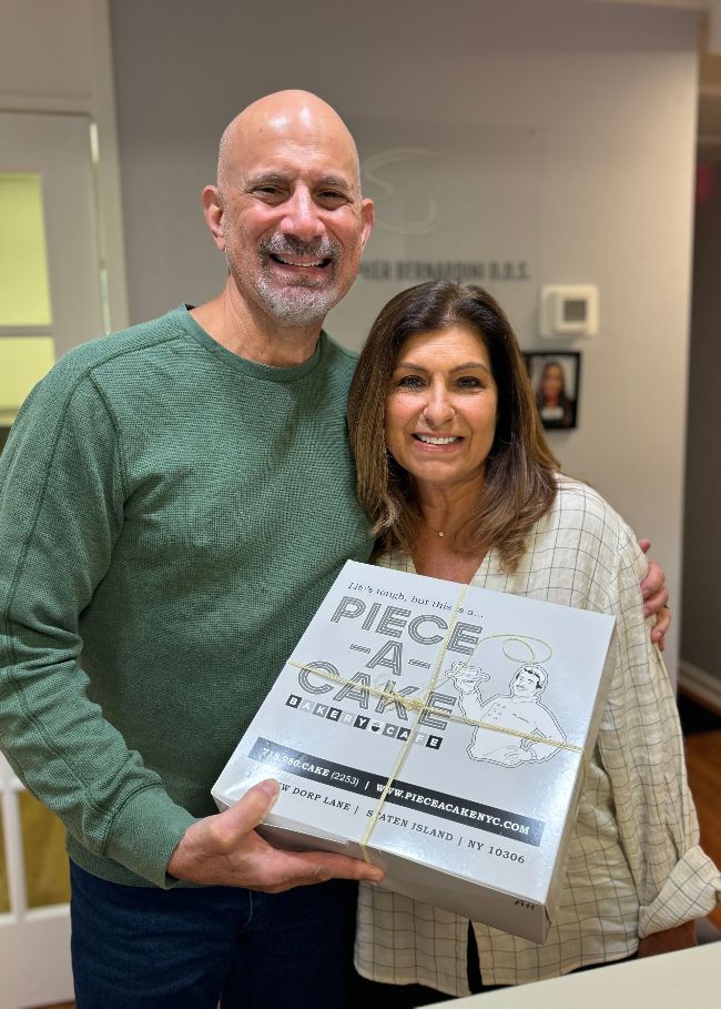 Dr. Bernardini with patients