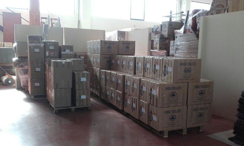 beni in custodia in magazzino