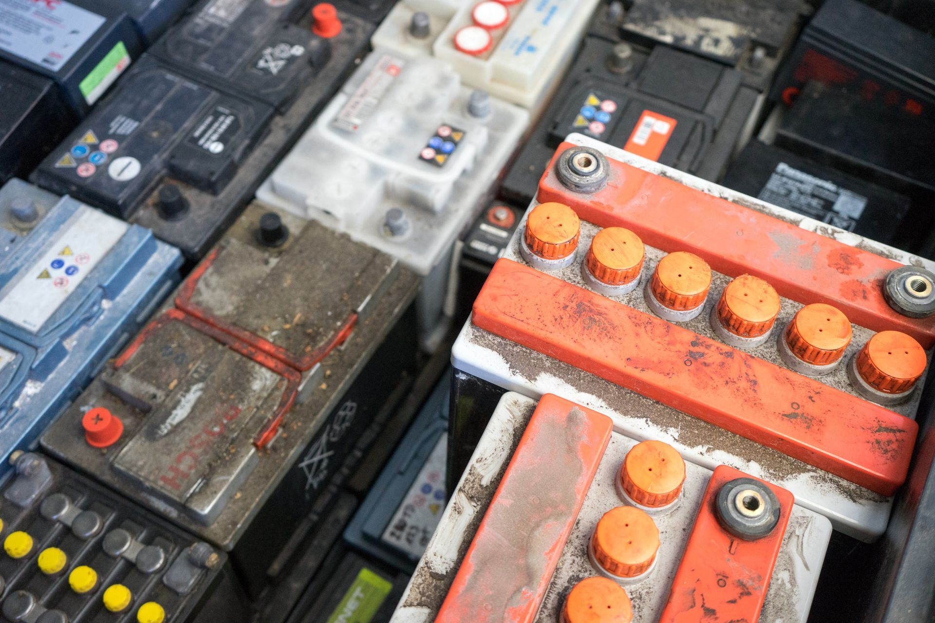 Pile of Used Car Batteries — Middletown, PA — RR