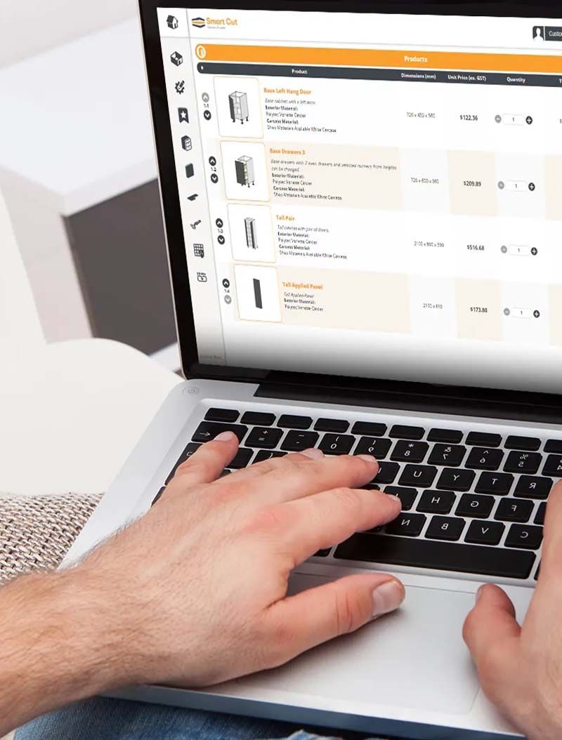 Smart Cut's Smart Colour Range for cabinet panels and doors