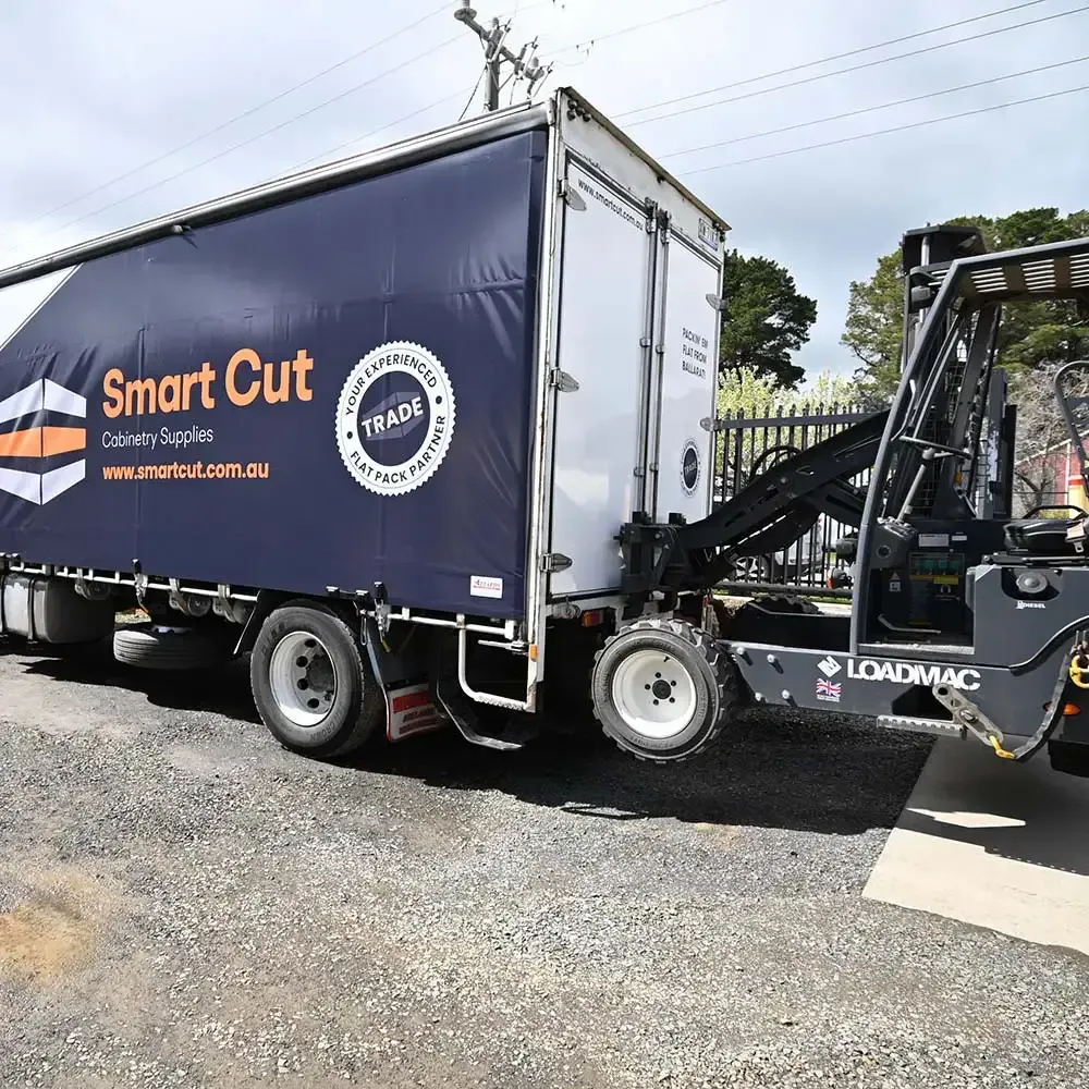 Bevelled Edges on cabinet doors and drawers from Smart Cut Ballarat