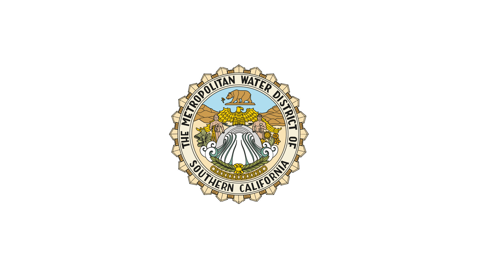 The Metropolitan Water District of Southern California logo.