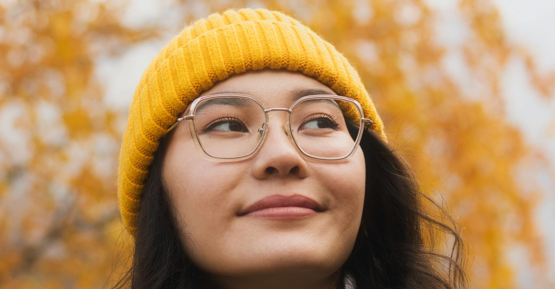 woman in glasses